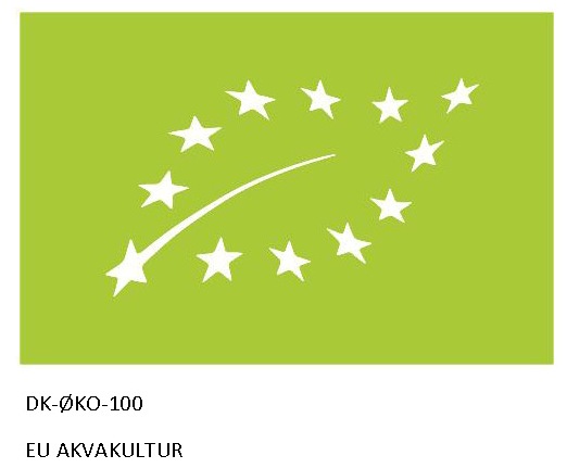 EU øko logo med tekst